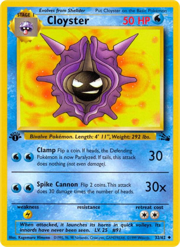 Image for Cloyster (32/62) (FO) - Pokemon