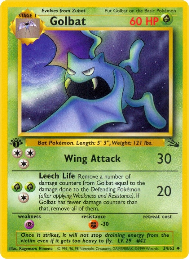 Image for Golbat (34/62) (FO) - Pokemon