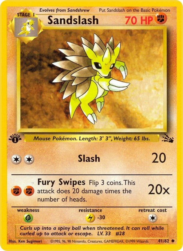 Image for Sandslash (41/62) (FO) - Pokemon