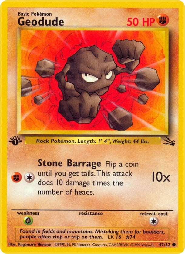 Image for Geodude (47/62) (FO) - Pokemon