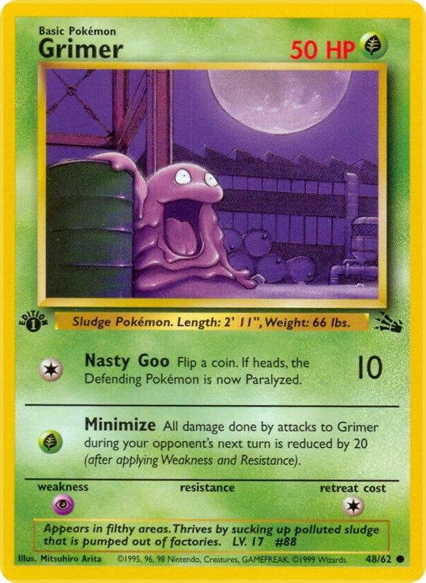 Image for Grimer (48/62) (FO) - Pokemon