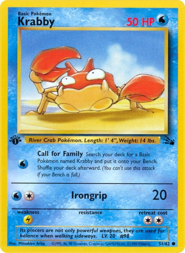 Image for Krabby (51/62) (FO) - Pokemon