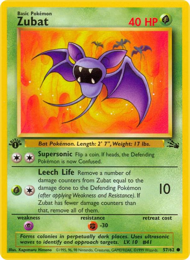 Image for Zubat (57/62) (FO) - Pokemon