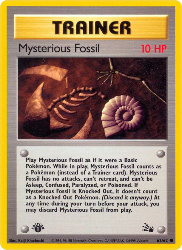 Image for Mysterious Fossil (62/62) (FO) - Pokemon