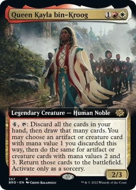 Image for Queen Kayla bin-Kroog (Extended Art) (357) - Magic: The Gathering
