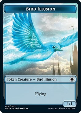 Image for Bird Illusion // Elf Warrior Double-Sided Token (4 // 9) - Magic: The Gathering