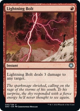 Image for Lightning Bolt (83) - Magic: The Gathering