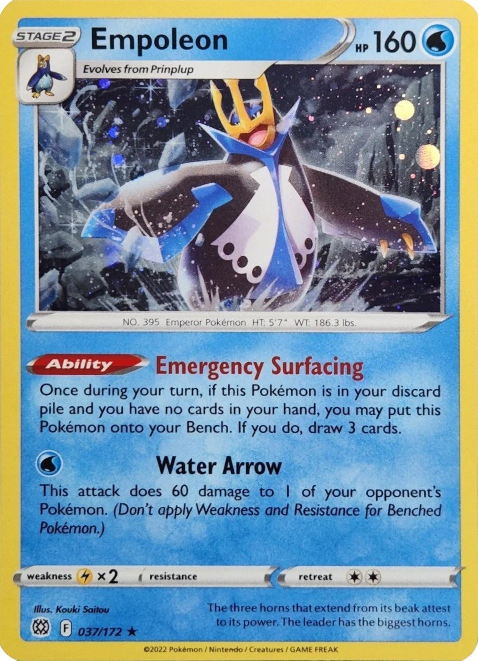 Image for Empoleon - 037/172 (Cosmos Holo) (037/172) (MCAP) - Pokemon