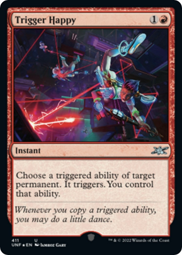 Image for Trigger Happy (Galaxy Foil) (411) - Magic: The Gathering