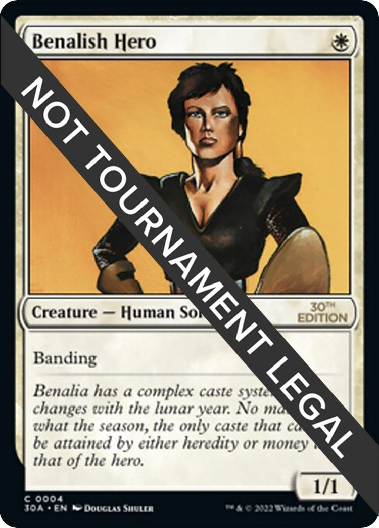 Image for Benalish Hero (4) - Magic: The Gathering