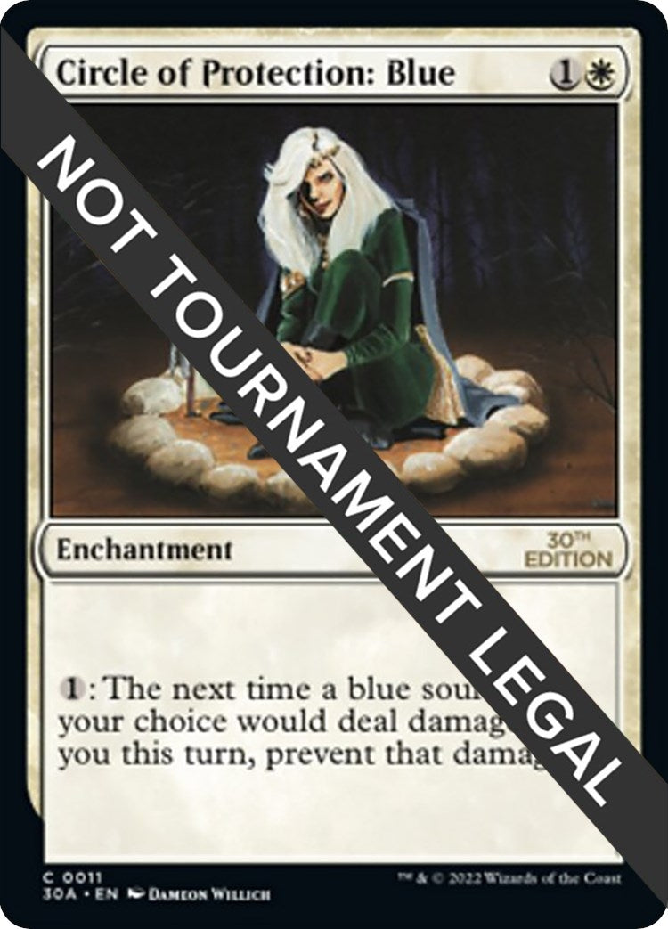 Image for Circle of Protection: Blue (11) - Magic: The Gathering