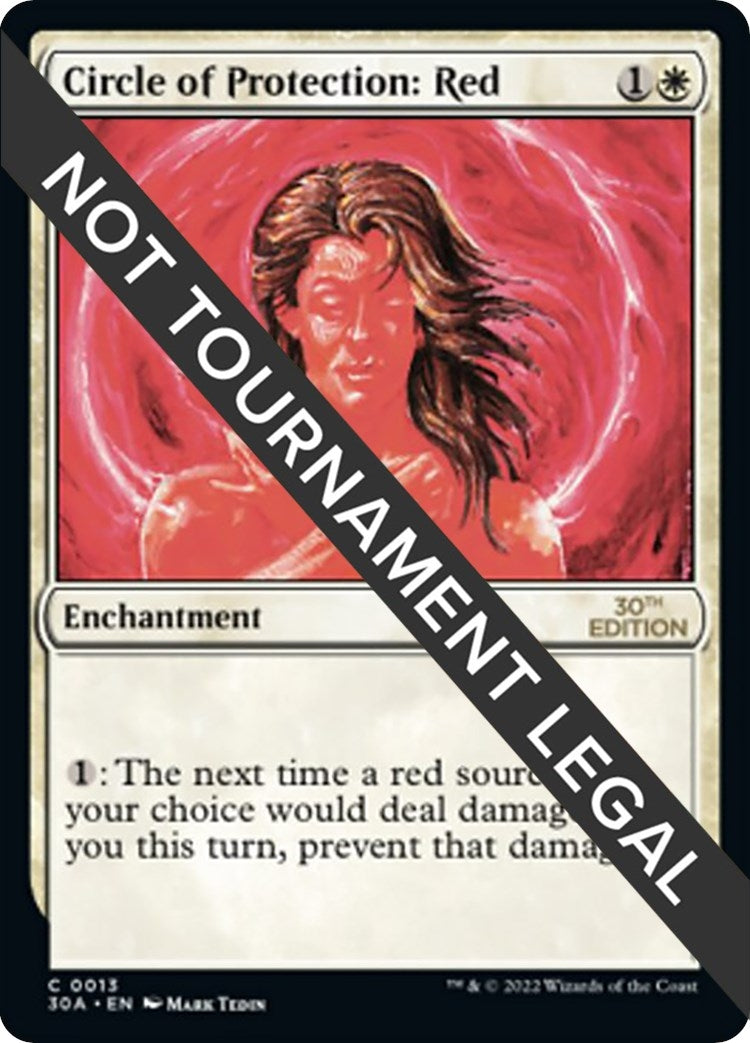 Image for Circle of Protection: Red (13) - Magic: The Gathering