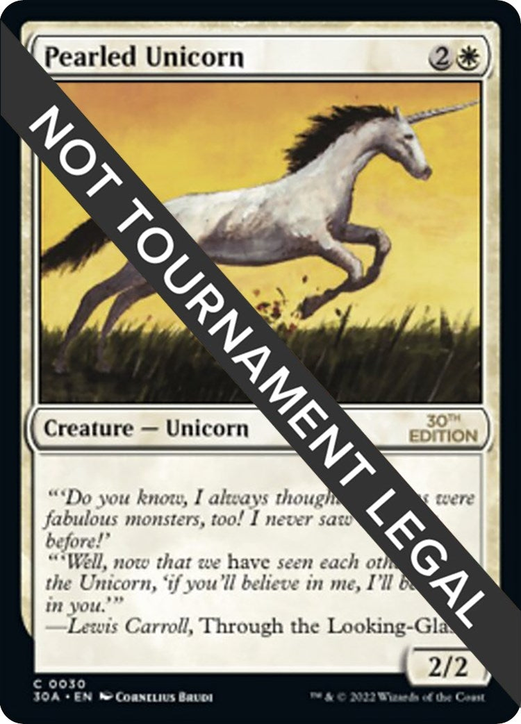Image for Pearled Unicorn (30) - Magic: The Gathering