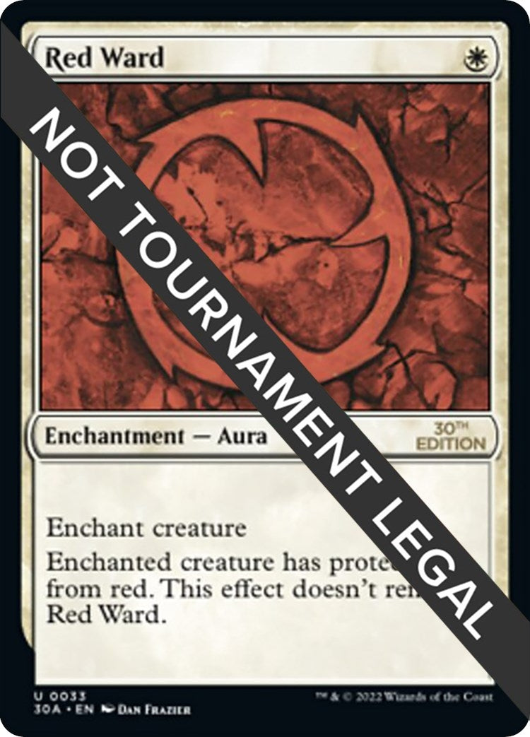 Image for Red Ward (33) - Magic: The Gathering