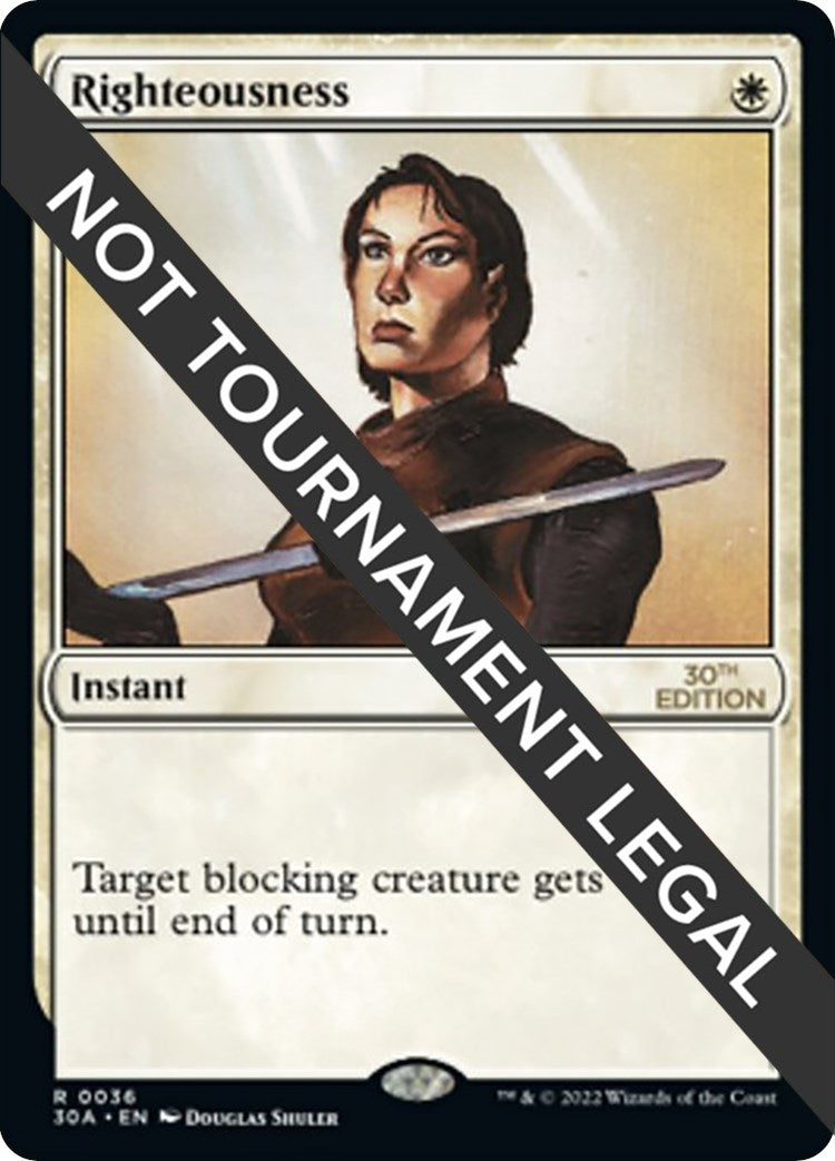 Image for Righteousness (36) - Magic: The Gathering