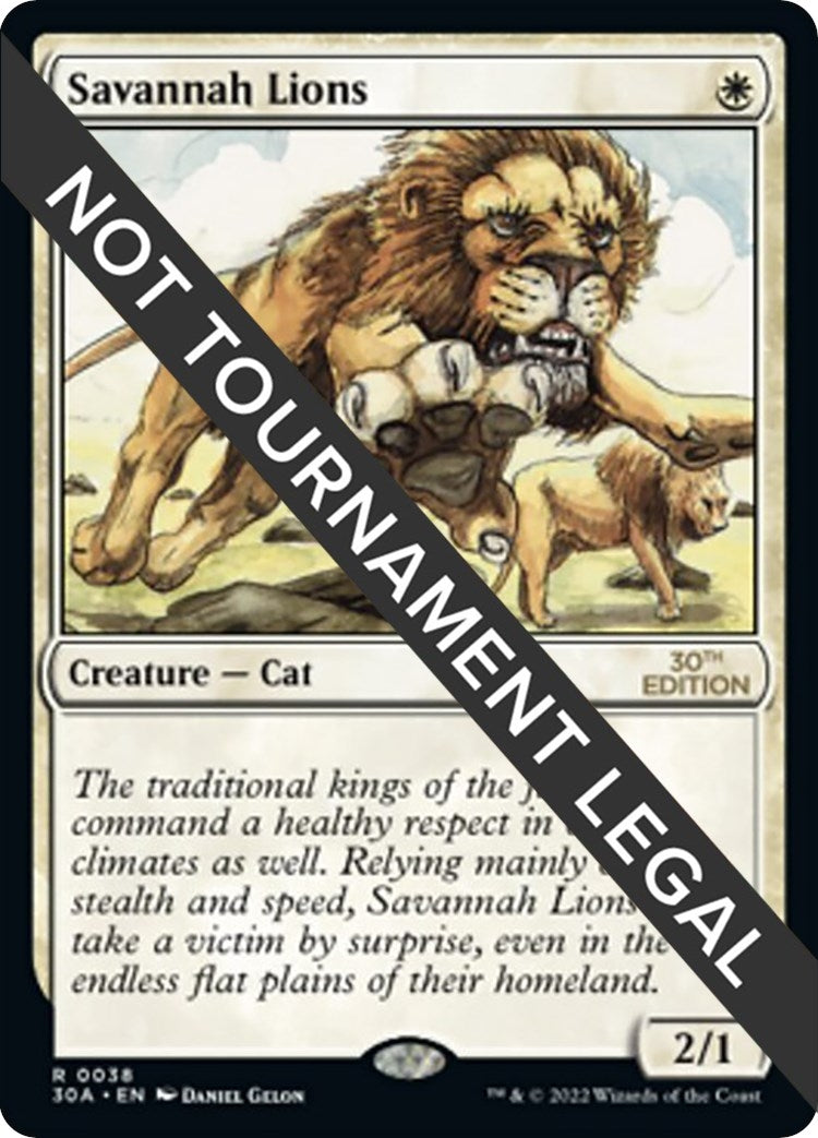 Image for Savannah Lions (38) - Magic: The Gathering
