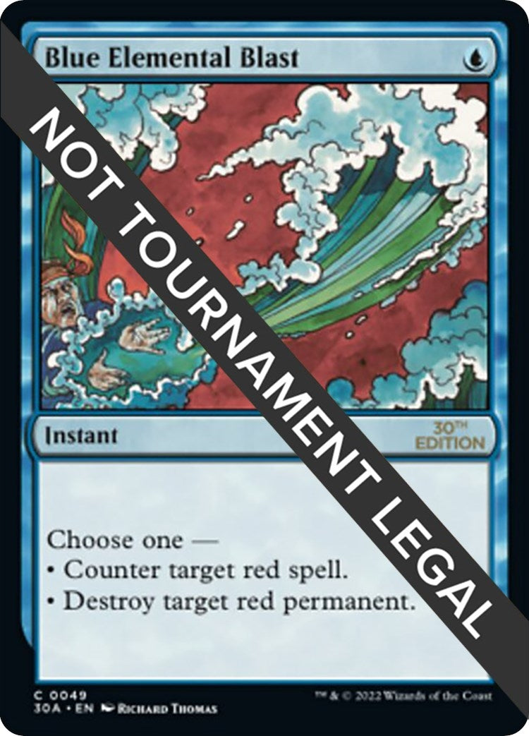 Image for Blue Elemental Blast (49) - Magic: The Gathering