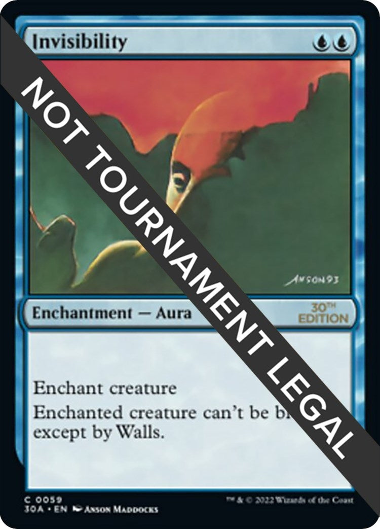 Image for Invisibility (59) - Magic: The Gathering