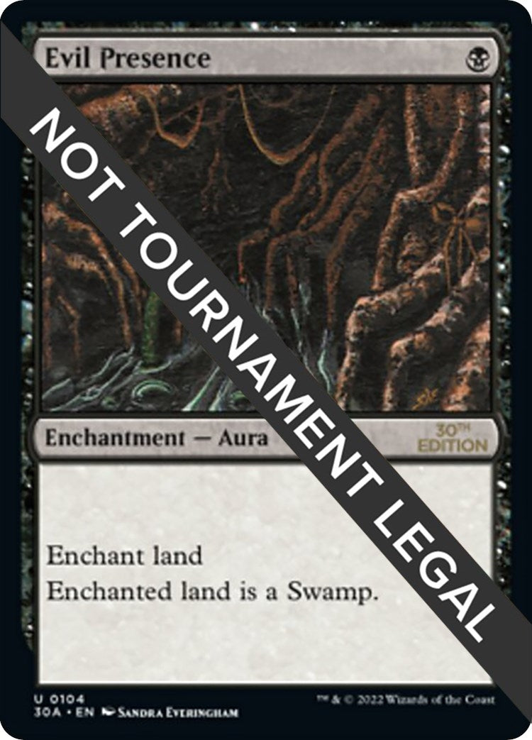 Image for Evil Presence (104) - Magic: The Gathering