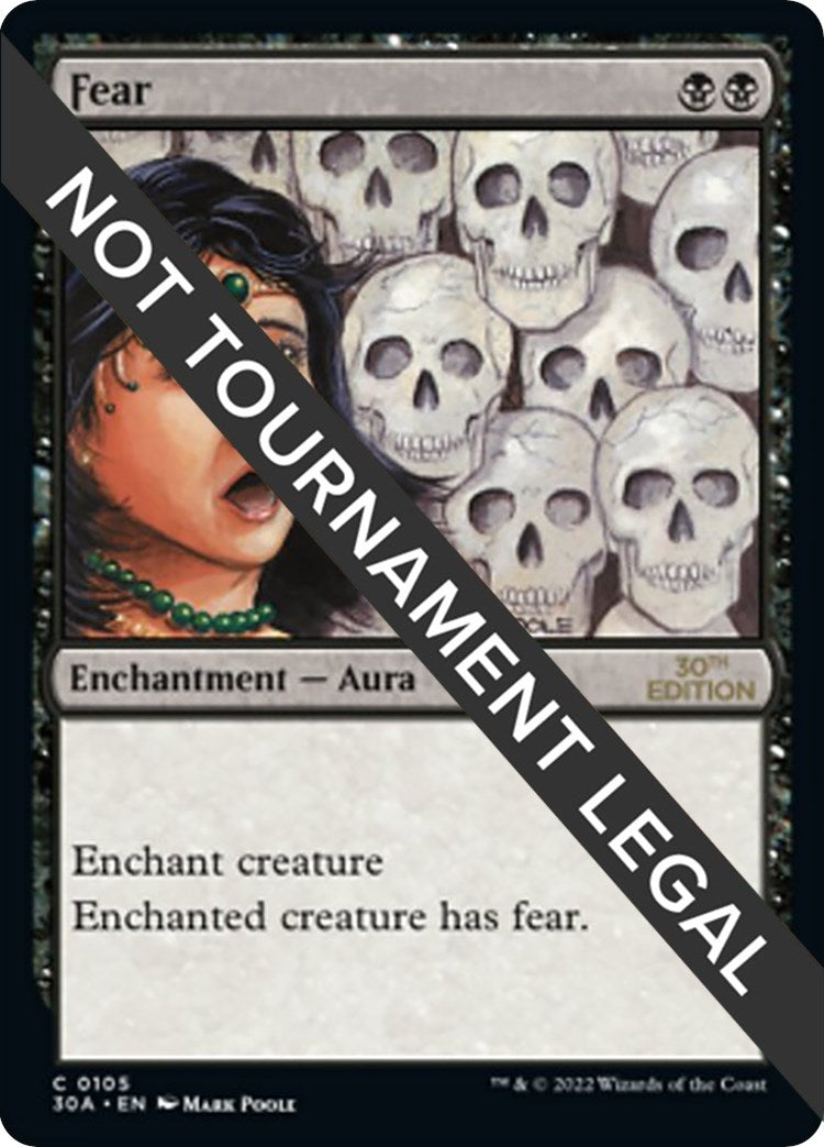 Image for Fear (105) - Magic: The Gathering