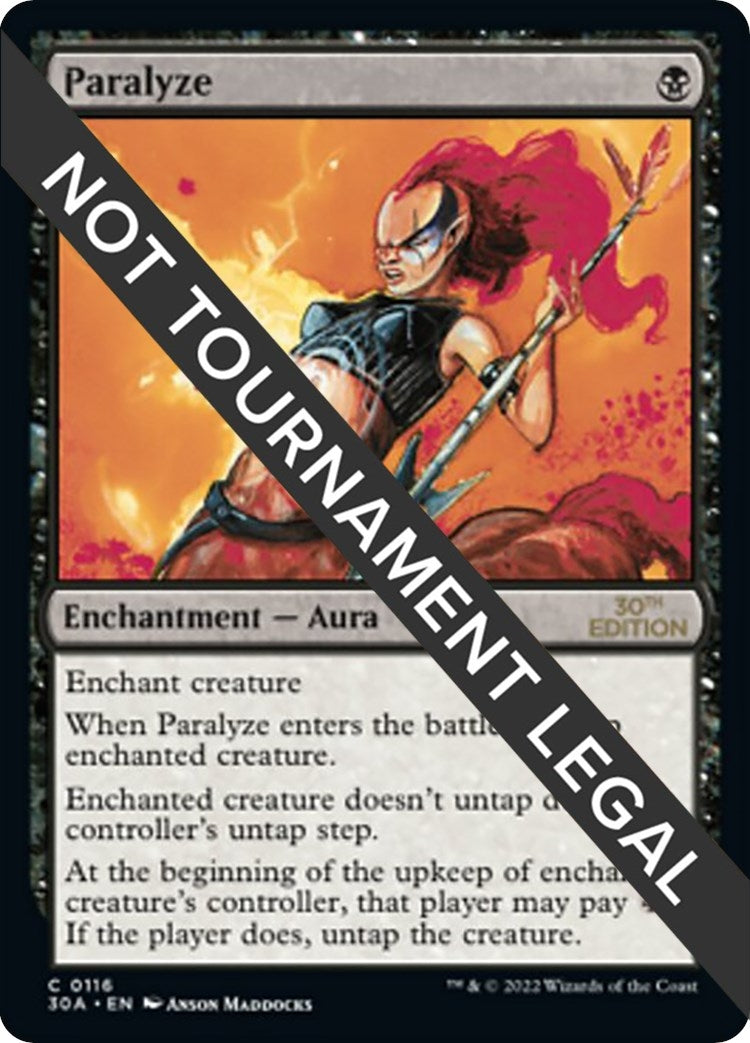 Image for Paralyze (116) - Magic: The Gathering