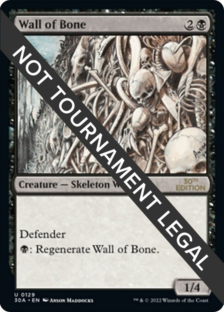 Image for Wall of Bone (129) - Magic: The Gathering
