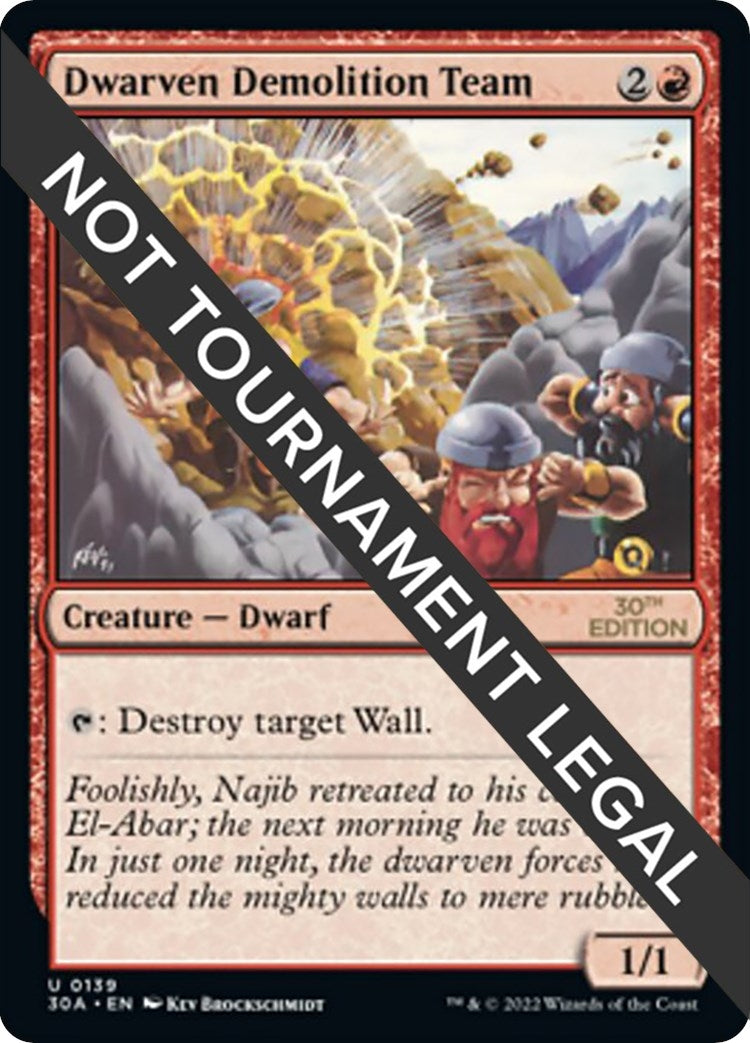 Image for Dwarven Demolition Team (139) - Magic: The Gathering