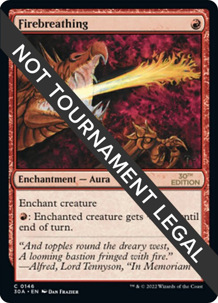 Image for Firebreathing (146) - Magic: The Gathering
