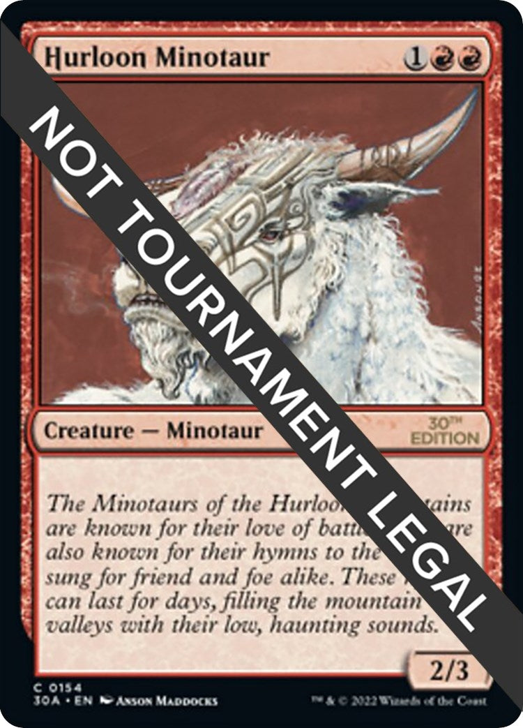 Image for Hurloon Minotaur (154) - Magic: The Gathering