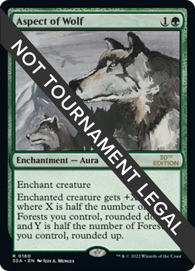 Image for Aspect of Wolf (180) - Magic: The Gathering