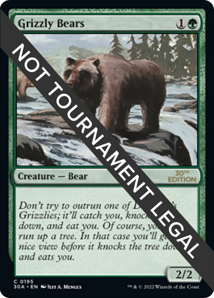 Image for Grizzly Bears (195) - Magic: The Gathering