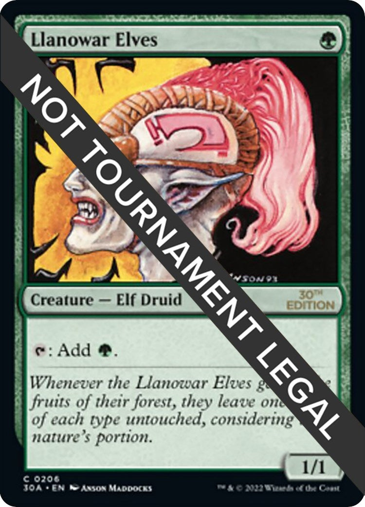 Image for Llanowar Elves (206) - Magic: The Gathering