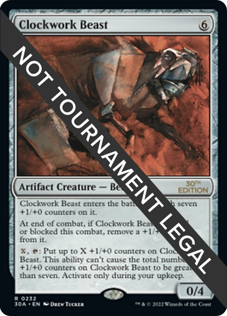 Image for Clockwork Beast (232) - Magic: The Gathering