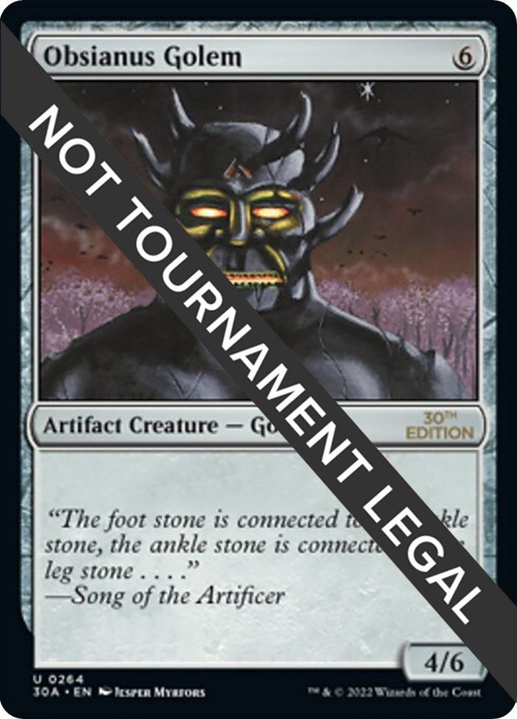 Image for Obsianus Golem (264) - Magic: The Gathering