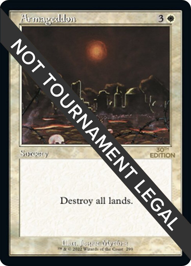 Image for Armageddon (Retro Frame) (299) - Magic: The Gathering