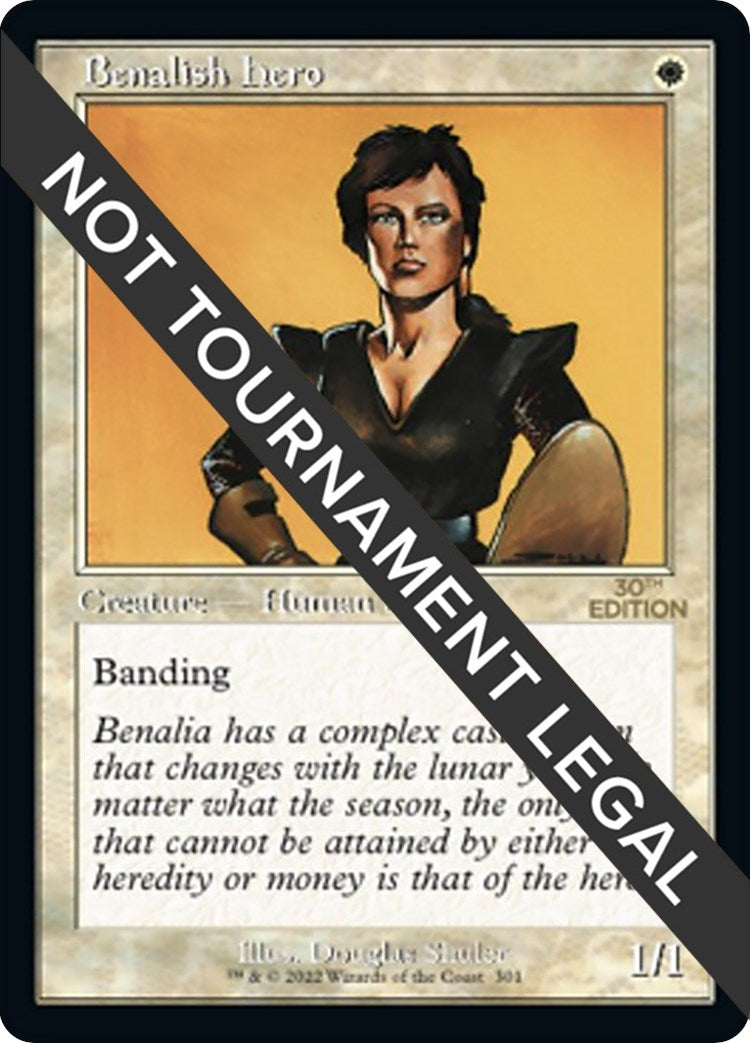 Image for Benalish Hero (Retro Frame) (301) - Magic: The Gathering