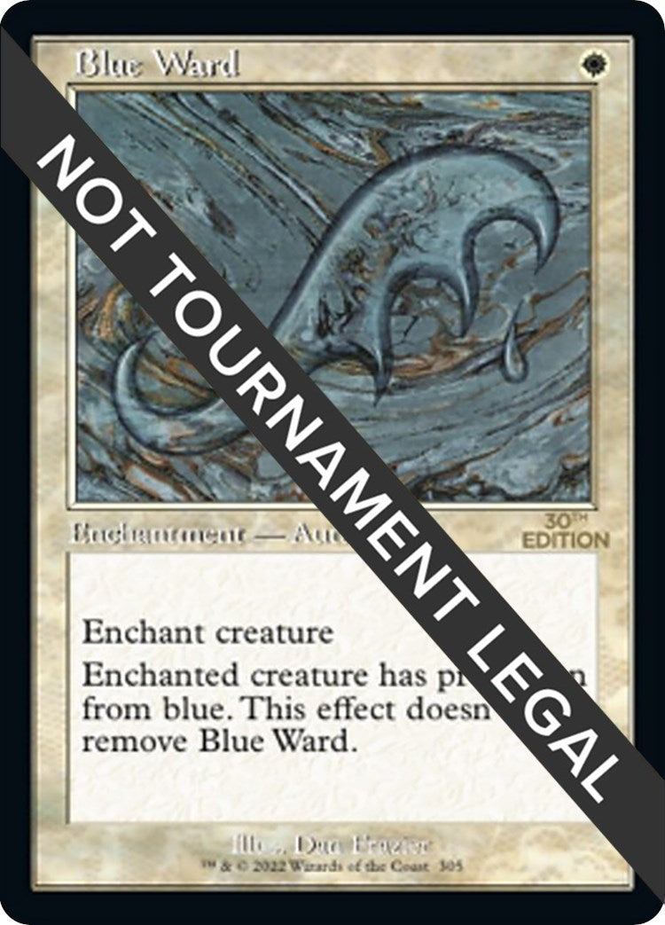 Image for Blue Ward (Retro Frame) (305) - Magic: The Gathering