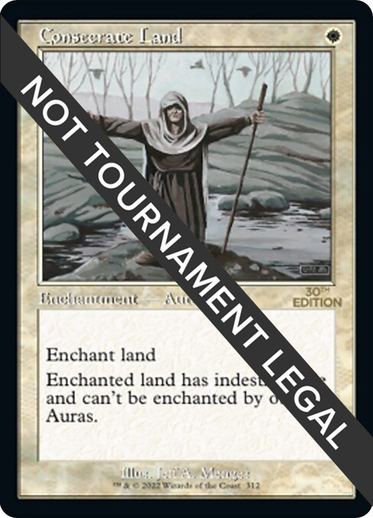 Image for Consecrate Land (Retro Frame) (312) - Magic: The Gathering