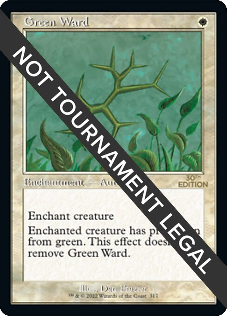 Image for Green Ward (Retro Frame) (317) - Magic: The Gathering