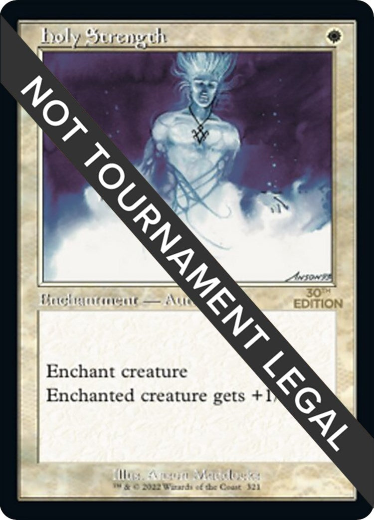 Image for Holy Strength (Retro Frame) (321) - Magic: The Gathering