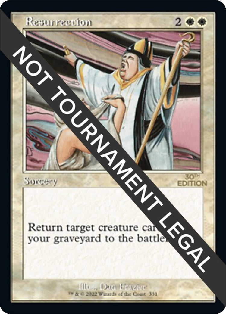 Image for Resurrection (Retro Frame) (331) - Magic: The Gathering