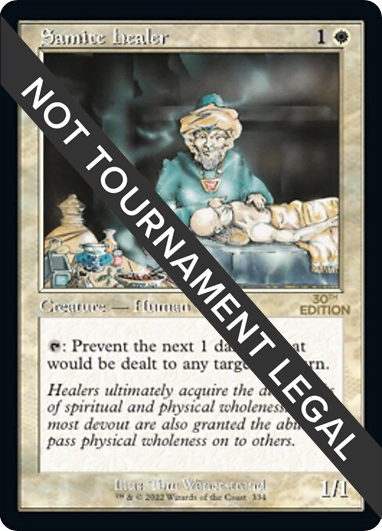 Image for Samite Healer (Retro Frame) (334) - Magic: The Gathering