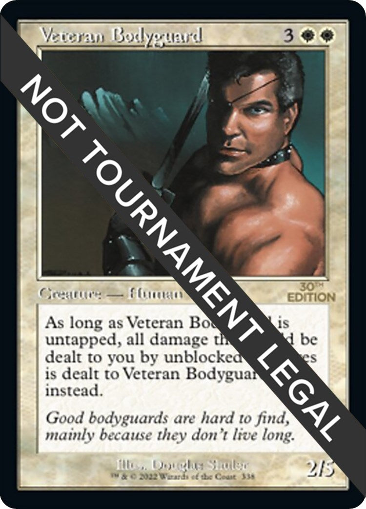Image for Veteran Bodyguard (Retro Frame) (338) - Magic: The Gathering