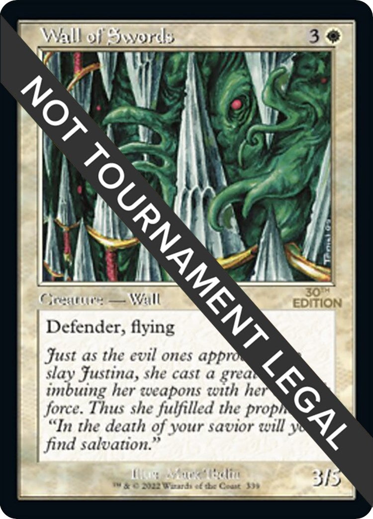 Image for Wall of Swords (Retro Frame) (339) - Magic: The Gathering