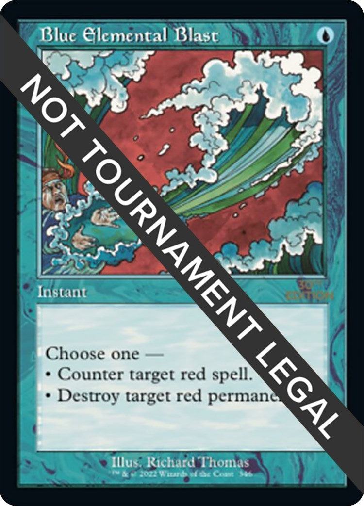 Image for Blue Elemental Blast (Retro Frame) (346) - Magic: The Gathering