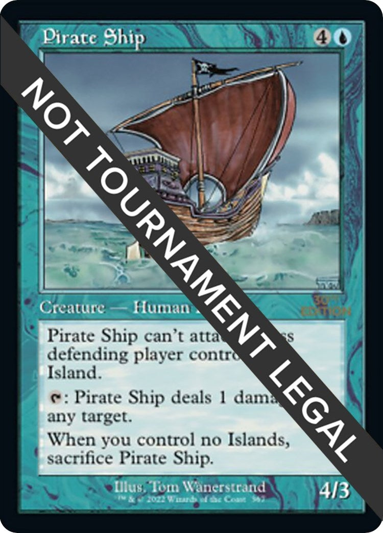 Image for Pirate Ship (Retro Frame) (367) - Magic: The Gathering