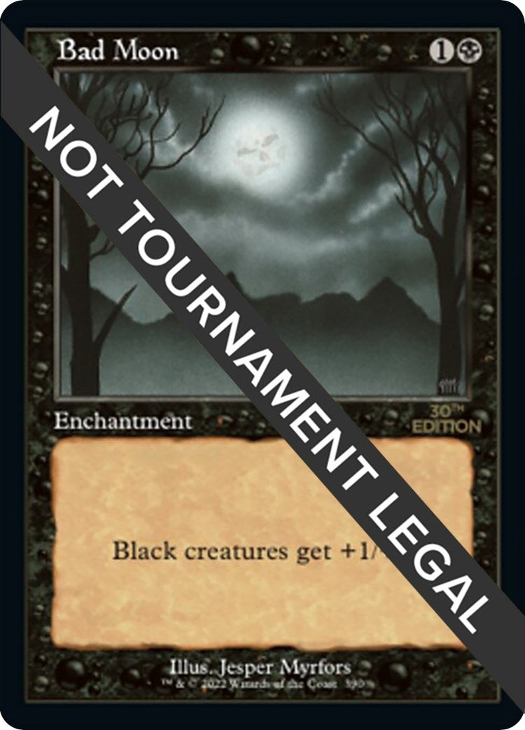 Image for Bad Moon (Retro Frame) (390) - Magic: The Gathering