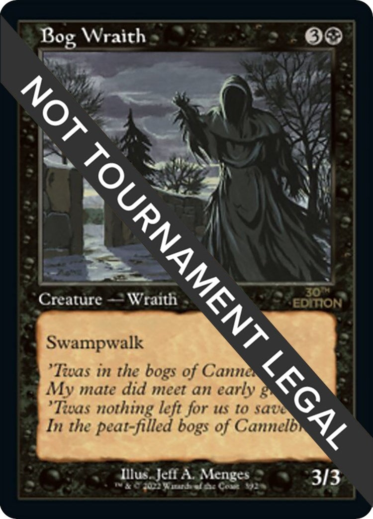 Image for Bog Wraith (Retro Frame) (392) - Magic: The Gathering