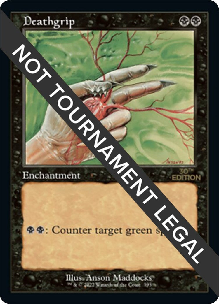 Image for Deathgrip (Retro Frame) (395) - Magic: The Gathering