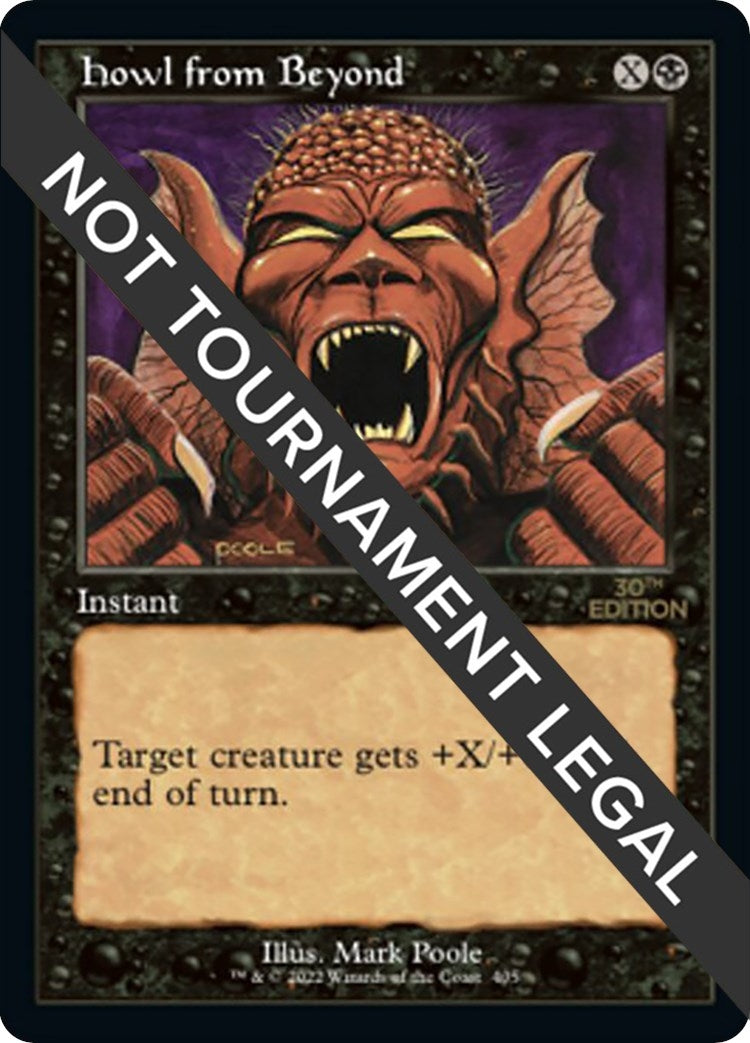 Image for Howl from Beyond (Retro Frame) (405) - Magic: The Gathering